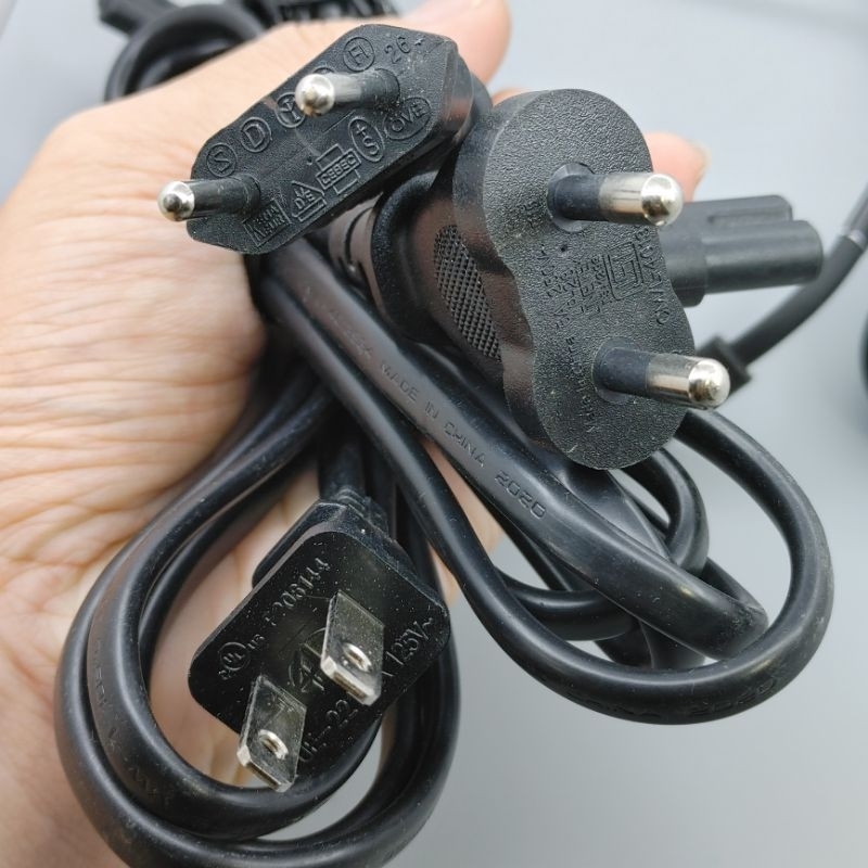 Dây nguồn số 8 dài 1.5m lõi đồng to 0.75mm-0.82mm