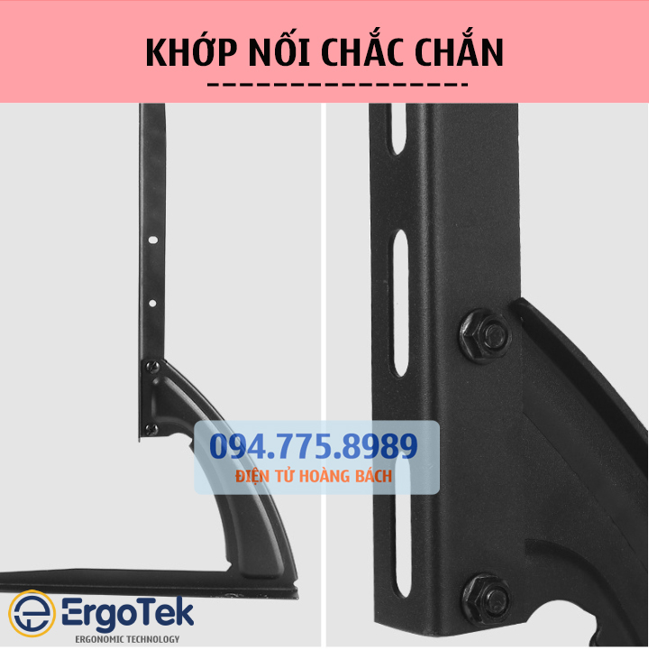Chân Đế Tivi Đa Năng ErgoTek E601 / E602 32 - 70 Inch - Chân Màn Hình Tivi Đặt Bàn Cao Cấp