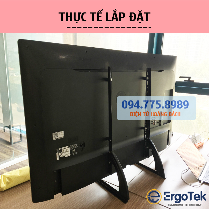 Chân Đế Tivi Đa Năng ErgoTek E601 / E602 32 - 70 Inch - Chân Màn Hình Tivi Đặt Bàn Cao Cấp
