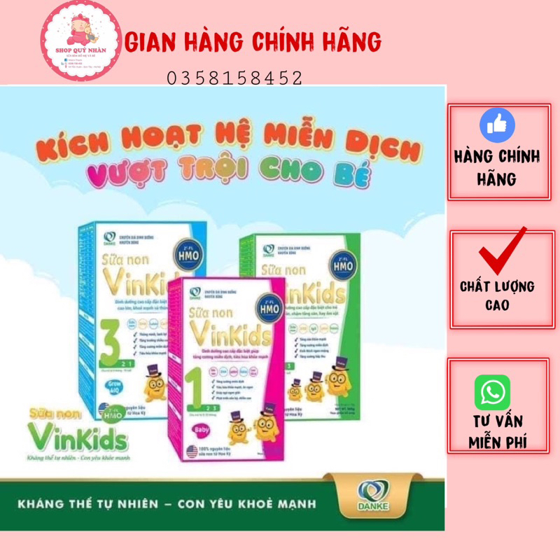 Sữa non VINKIDS - kích hoạt hệ miễn dịch vượt trội cho bé