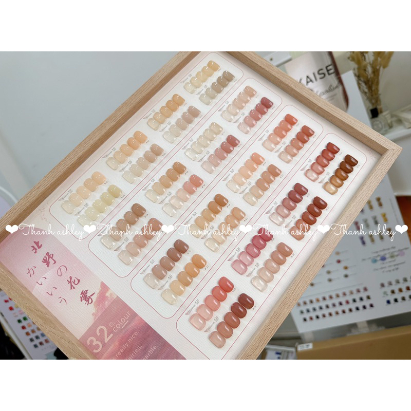 THẠCH 32 MÀU TONE NUDE