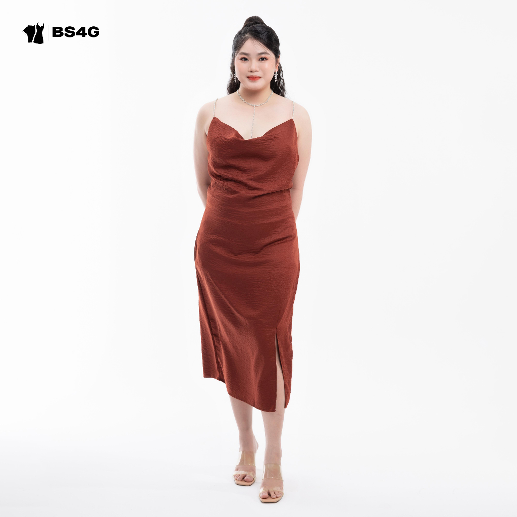 ĐẦM CỔ ĐỔ DÂY ĐÁ SEXY BIGSIZE - BLING DRESS ĐA082