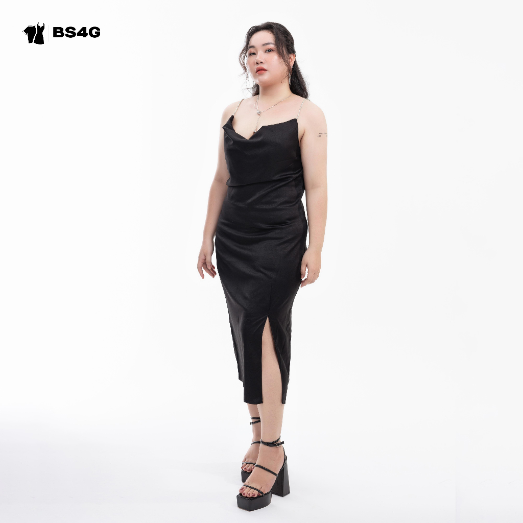 ĐẦM CỔ ĐỔ DÂY ĐÁ SEXY BIGSIZE - BLING DRESS ĐA082