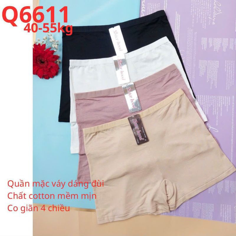 Quần đùi mặc váy cotton mềm mát Thái Lan Sister hood 6611
