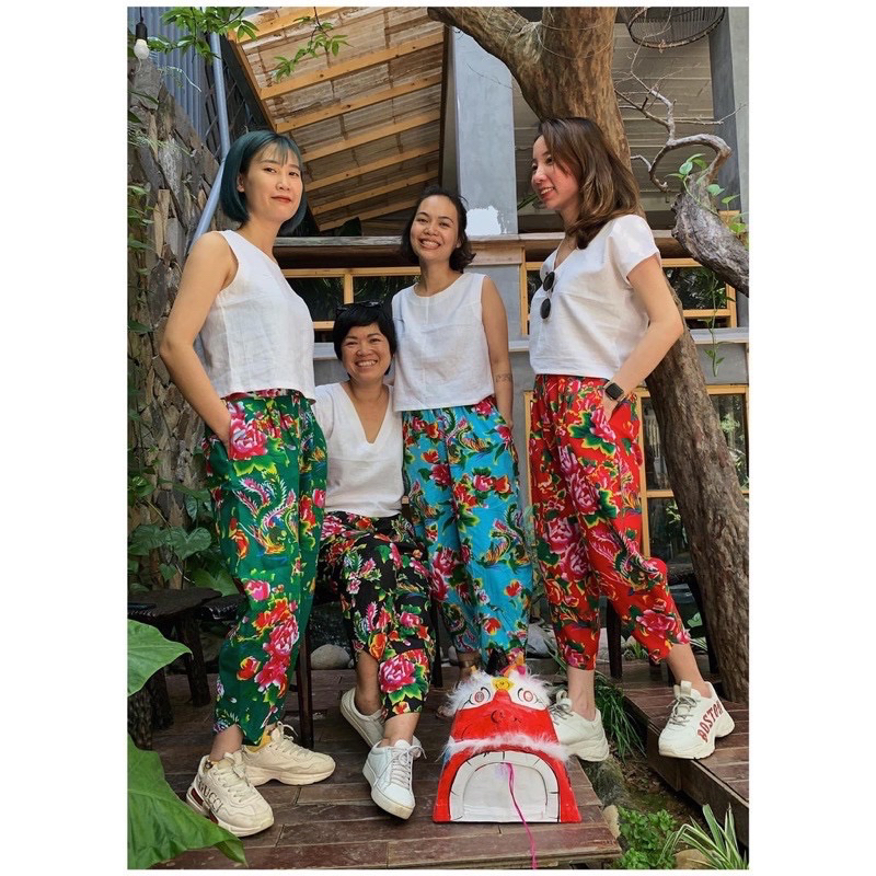 Quần con công dáng baggy 7 màu