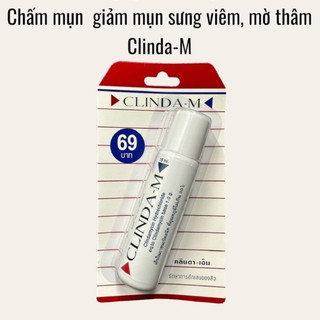 Chấm mụn - gel đẩy cồi mụn clinda-m thái lan 15ml