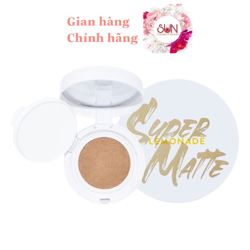 Phấn nước siêu kiềm dầu Lemonade Supermatte Cushion 15g