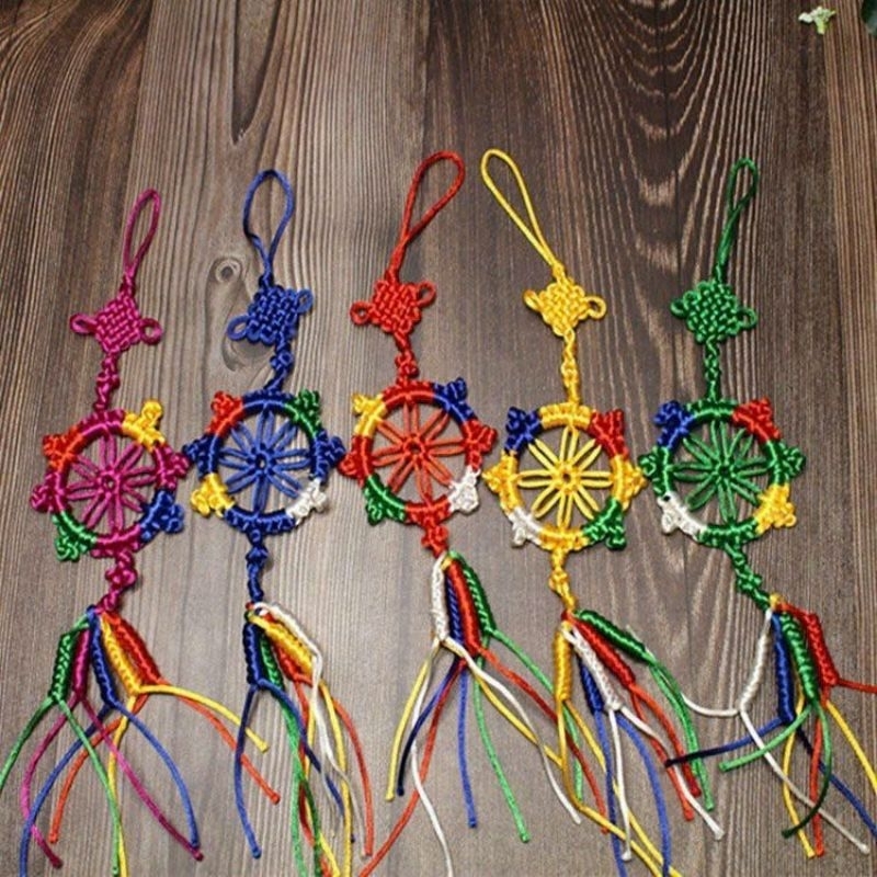 DÂY TREO BÁNH XE PHÁP LUÂN NGŨ SẮC