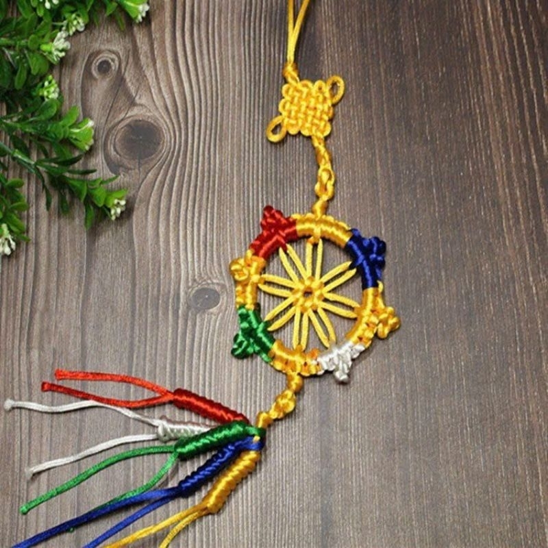 DÂY TREO BÁNH XE PHÁP LUÂN NGŨ SẮC