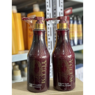 Cặp dầu gội xả yulum 750ml,phục hồi mềm mượt và chống rụng tóc