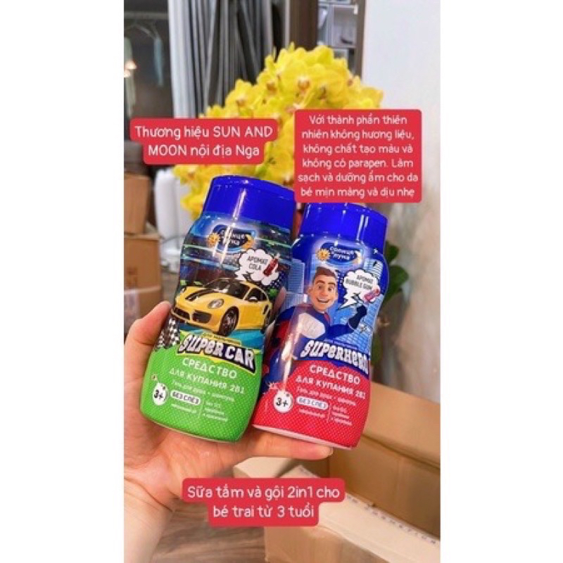 Sữa Tắm Gội 2in1 cho bé trai và bé gái của Nga