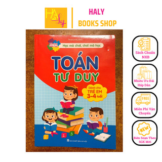 Sách - toán tư duy cho bé từ 3-4 tuổi