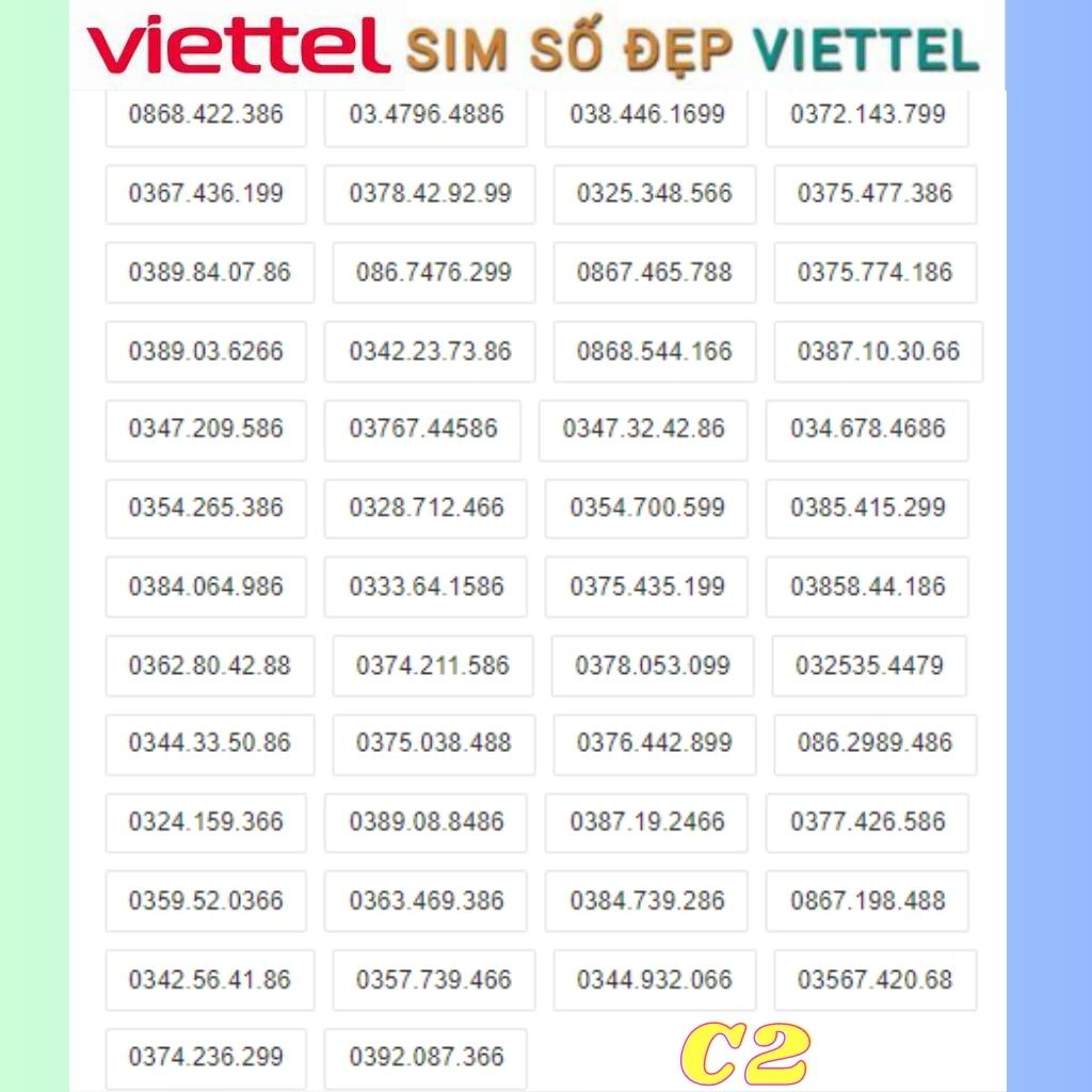 Sim Số Đẹp Viettel,66,68,886,386,988,39,399,799,Đăng ký chính chủ,tạo tài khoản....
