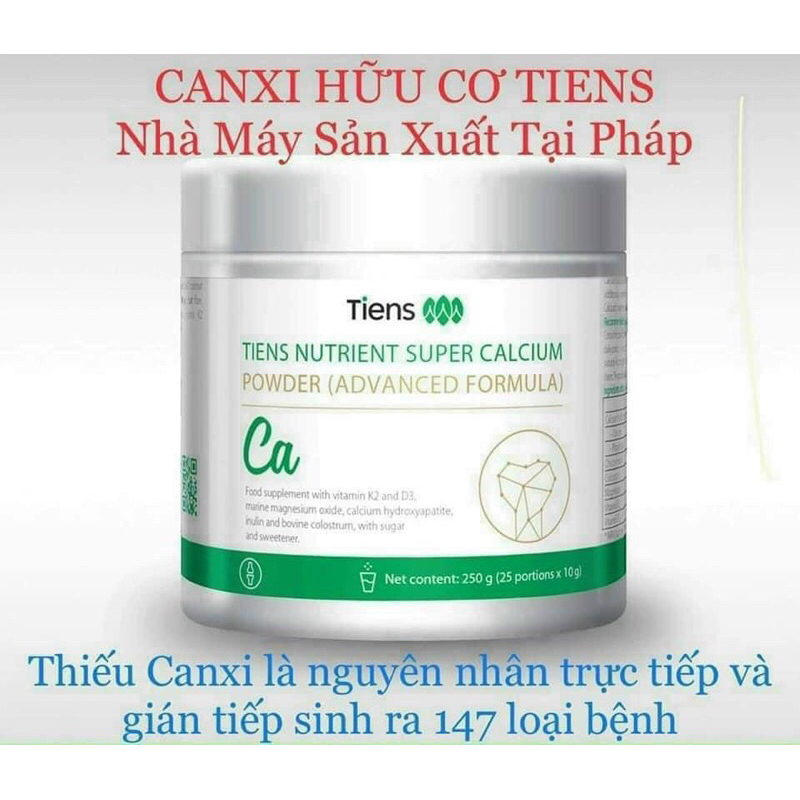 CANXI CHÂU ÂU - TIENS ( TPBS Tiens Nutrient Super Calcium Powder)