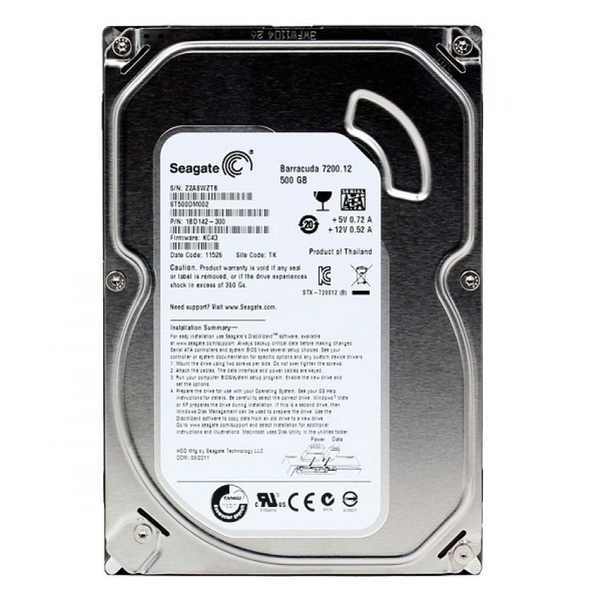Ổ Cứng máy tính Hdd PC và Laptop 500gb cũ bóc máy chính hãng GOOD 100%
