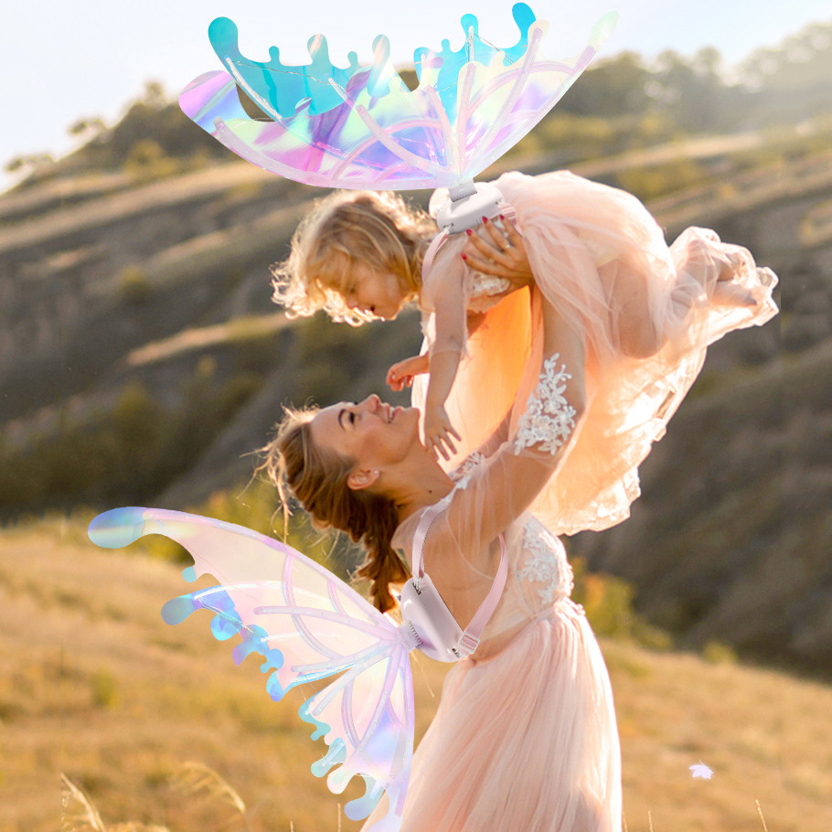 Đồ Chơi Cánh Phép Thuật WinX Cỡ Lớn Cho Bé Tự Động Vẫy Cánh Hóa Trang Halloween Với Hai Màu Đèn LED & Phát Nhạc