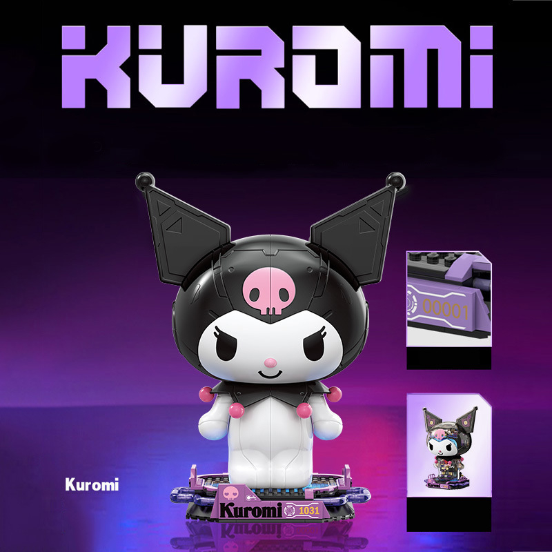 Đồ Chơi Lắp Ráp Mô Hình Kuromi Starlight Toptoy Trong Phim Kuromi Pretty Journey TC1803 Với 1000+ Mảnh Ghép