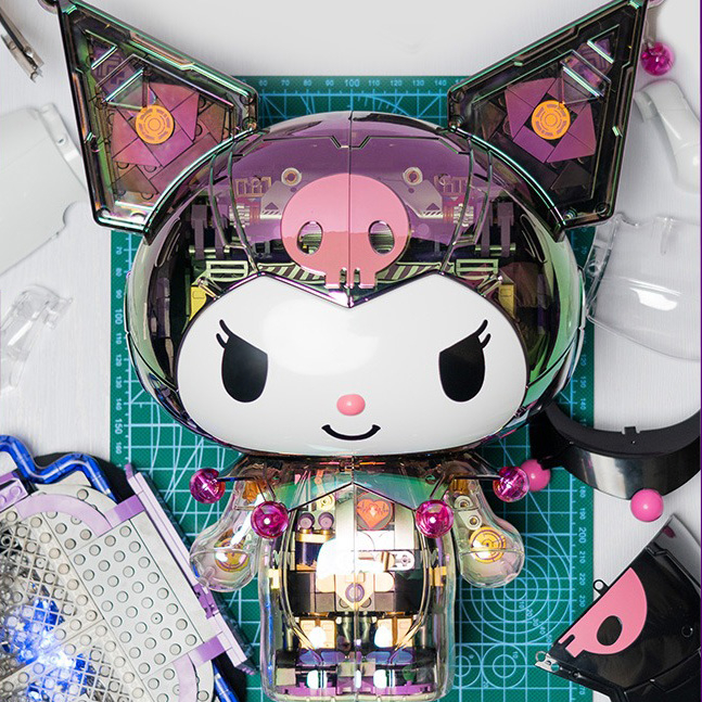 Đồ Chơi Lắp Ráp Mô Hình Kuromi Starlight Toptoy Trong Phim Kuromi Pretty Journey TC1803 Với 1000+ Mảnh Ghép