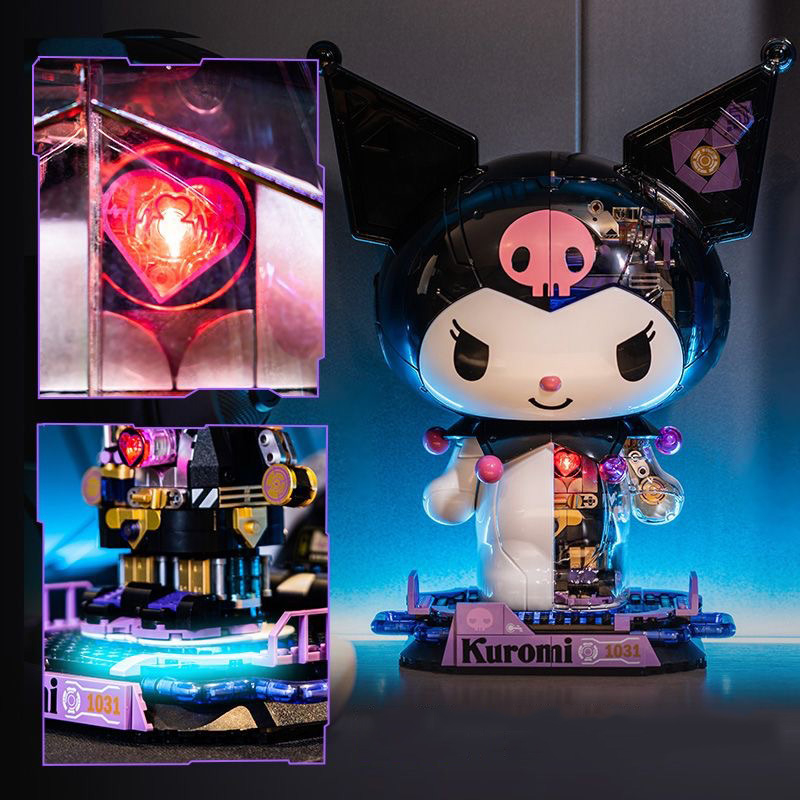 Đồ Chơi Lắp Ráp Mô Hình Kuromi Starlight Toptoy Trong Phim Kuromi Pretty Journey TC1803 Với 1000+ Mảnh Ghép