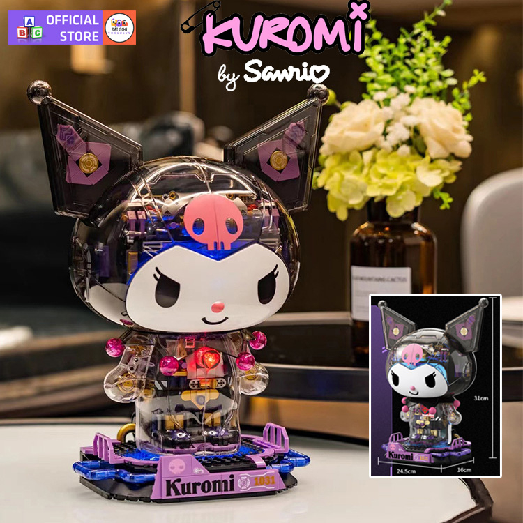 Đồ Chơi Lắp Ráp Mô Hình Kuromi Starlight Toptoy Trong Phim Kuromi Pretty Journey TC1803 Với 1000+ Mảnh Ghép