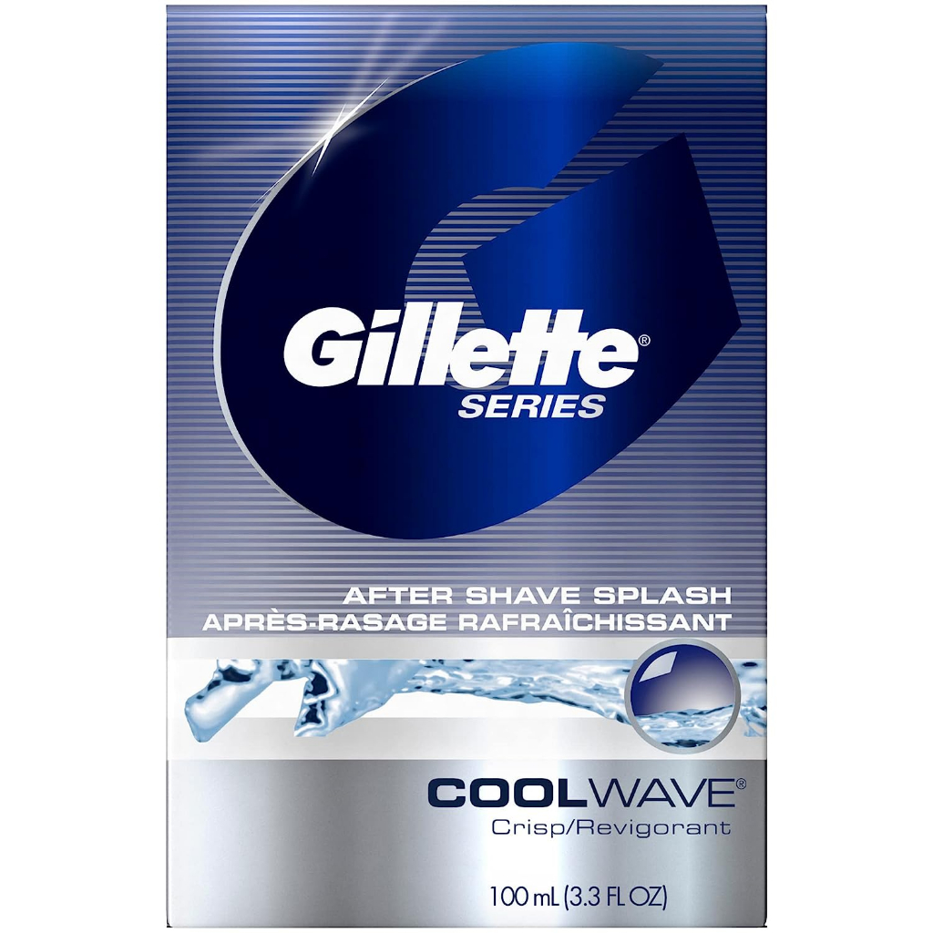 Nước hoa dưỡng da sau cạo râu dành cho nam Gillette Series After Shave Splash CoolWave For Men.