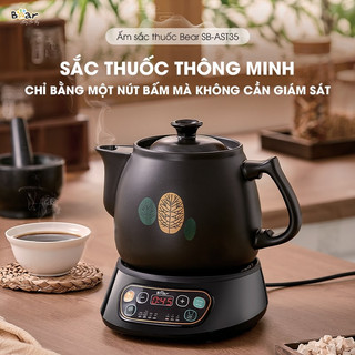 Ấm Sắc Thuốc Bear SB-AST35 Bản Tiếng Việt 3.5 Lít Bảo hành Chính Hãng 18 tháng  -  Ebearhome