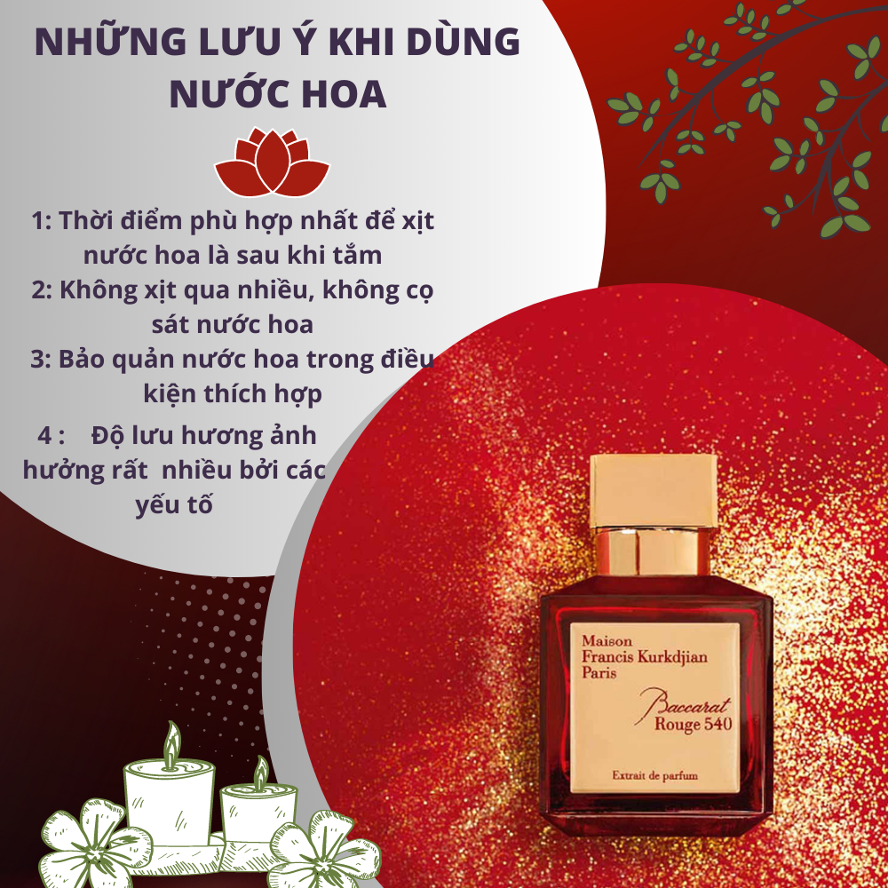 Nước hoa chiết mfk baccarat rouge 540 extrait mẫu thử 10ml sang trọng, lưu hương khủng- DIANA STORE | BigBuy360 - bigbuy360.vn