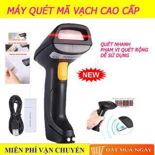 Máy bắn mã vạch 1d, máy quét mã vach không dây cao cấp siêu nhanh nhậy và chính xác , sử dụng ổn định , độ bền cao