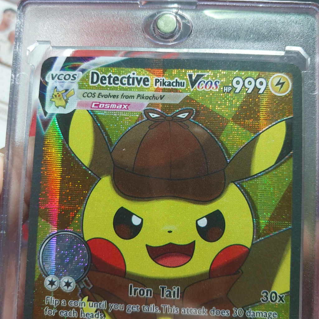Thẻ Pokemon Detective thám tử Pikachu hóa trang Vmax Pokemon 1459 d38 7
