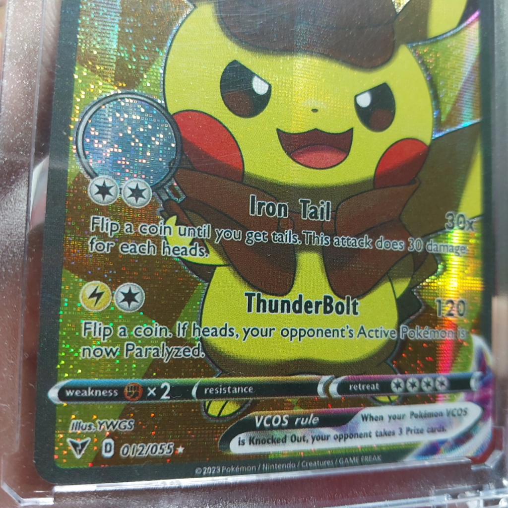 Thẻ Pokemon Detective thám tử Pikachu hóa trang Vmax Pokemon 1459 d38 7