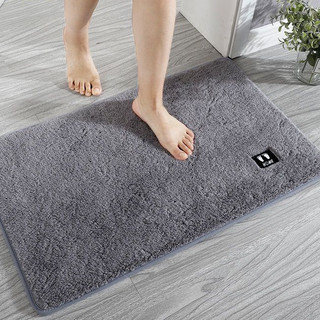 Thảm chùi chân lông xù cao cấp, Thảm lau chân siêu thấm nước, Thảm chùi chân chống trơn trượt