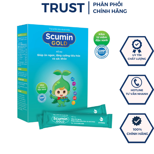 Cốm SCUMIN GOLD cốm ăn ngon cho bé giúp bé ăn ngon, hết ốm vặt, tăng sức đề kháng, không lo trẻ biếng ăn, thiếu hụt vi
