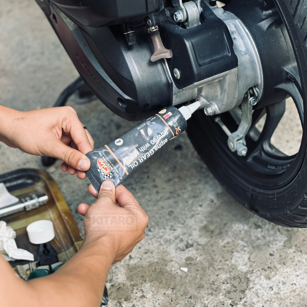 Nhớt Láp - Nhớt Hộp Số Xe Tay Ga Chống Hú Láp GULF 80W90 MoS2 120ml