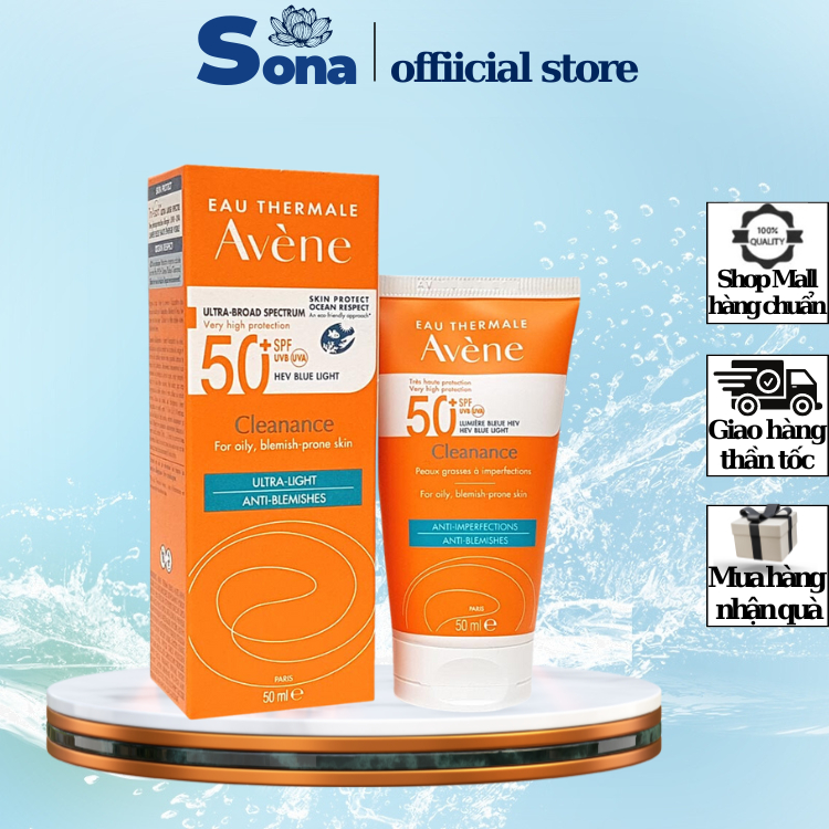 Kem Chống Nắng Dành Cho Da Dầu Mụn Avene Mattifying Cleanance Sunscreen SPF50+ 50ml