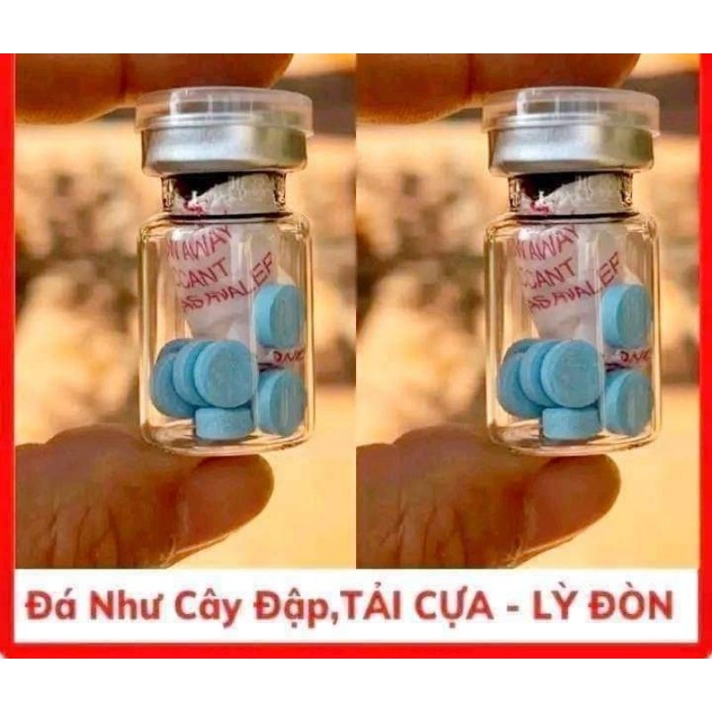 Hủ 10 Viên đá xanh tăng bo, tải cựa cho gà