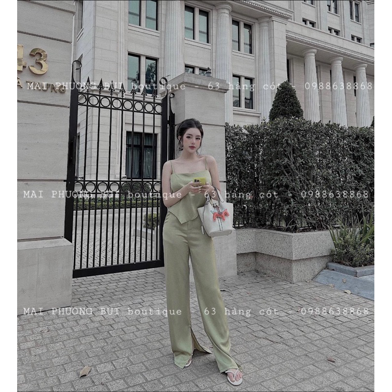 set lụa 2 dây quần sớ chính phẩm mpb