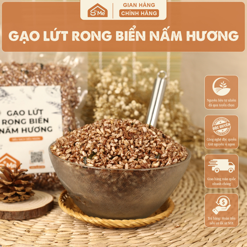 Gạo lứt rong biển nấm hương Sinme SM02 dinh dưỡng siêu sạch siêu ngon