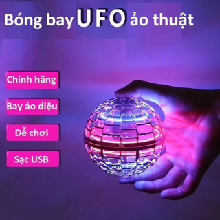 Bóng bay ufo quả cầu ma thuật phát sáng lơ lửng có đèn nhấp nháy nhiều màu sắc, quả bóng bay ma thuật cho bé