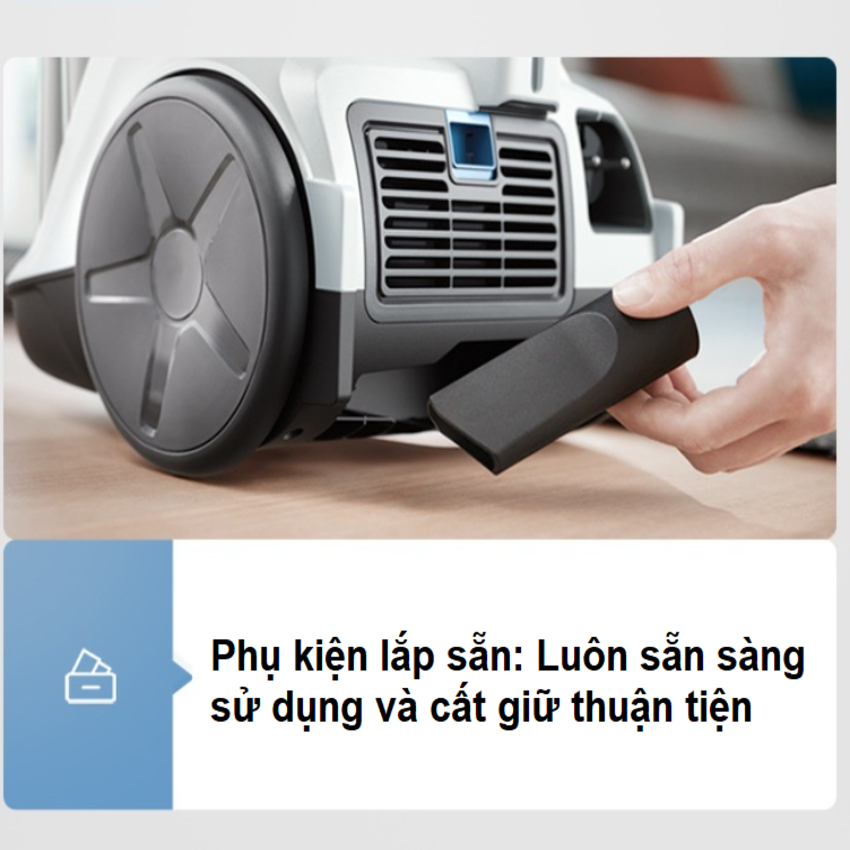 Máy hút bụi không túi Philips XB2023/81 Serial 2000 Công suất đầu vào :1500W - HÀNG CHÍNH HÃNG