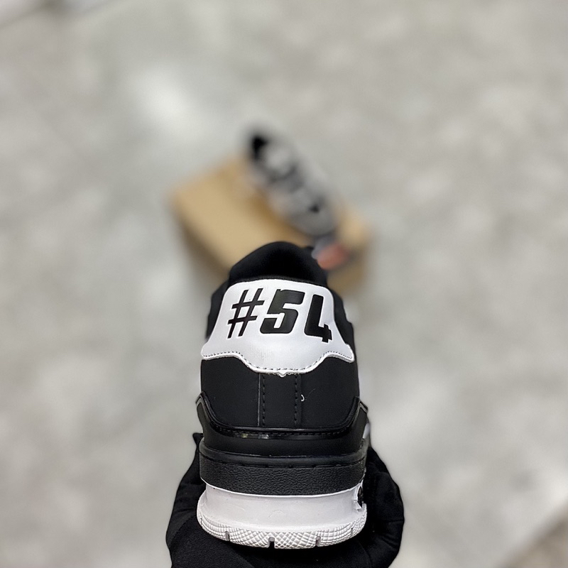 GIÀY LV TRAINER #54 XÁM ĐEN V2 LAI AU SC