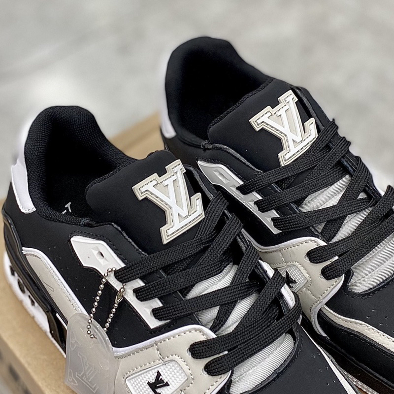 GIÀY LV TRAINER #54 XÁM ĐEN V2 LAI AU SC