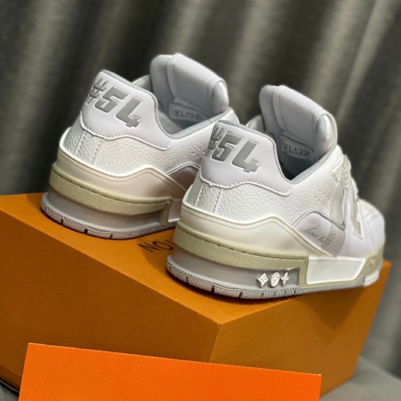 GIÀY LV TRAINER54 WHITE GREY LAI AU SC BẢN MỚI