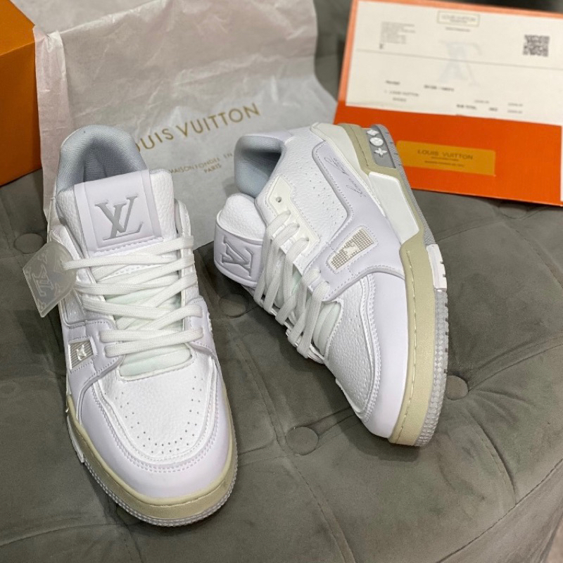 GIÀY LV TRAINER54 WHITE GREY LAI AU SC BẢN MỚI