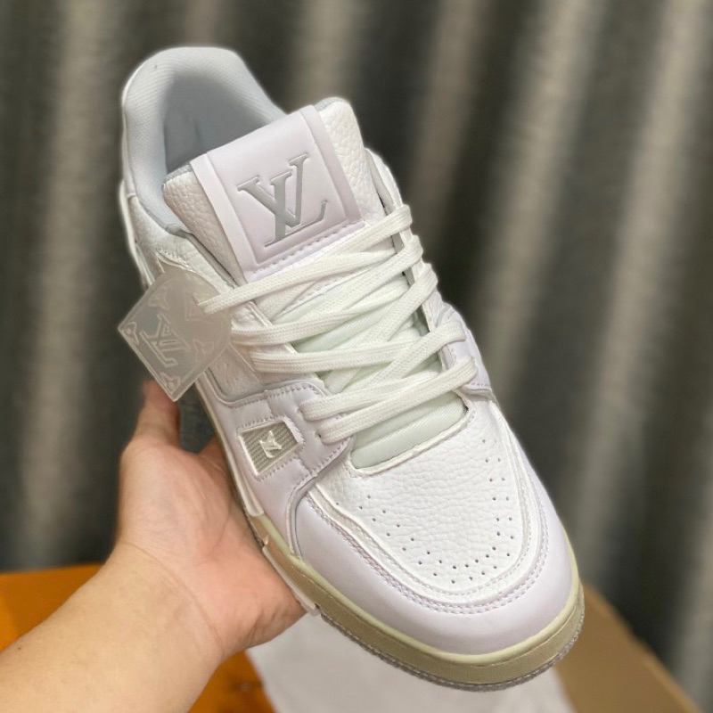GIÀY LV TRAINER54 WHITE GREY LAI AU SC BẢN MỚI
