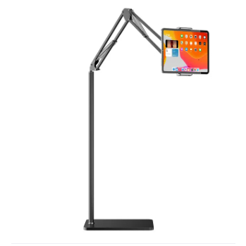 Giá đỡ ipad,điện thoại đa năng hợp kim thép xoay 360 chống rung, thiết kế gấp gọn,điều chỉnh chiều cao linh hoạt .