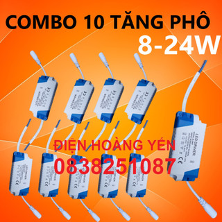 10 tăng phô đèn led 18W-24W dùng thay cho đèn led âm trần hoặc ốp trần