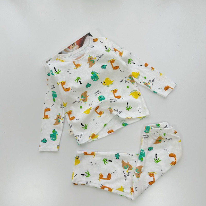 BỘ COTTON MOZI HOẠ TIẾT CHO BÉ