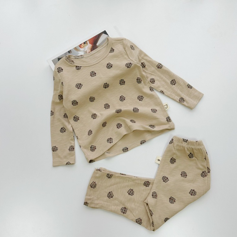 BỘ COTTON MOZI HOẠ TIẾT CHO BÉ