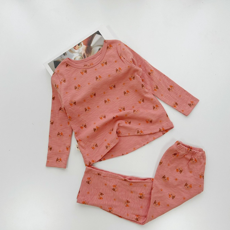 BỘ COTTON MOZI HOẠ TIẾT CHO BÉ