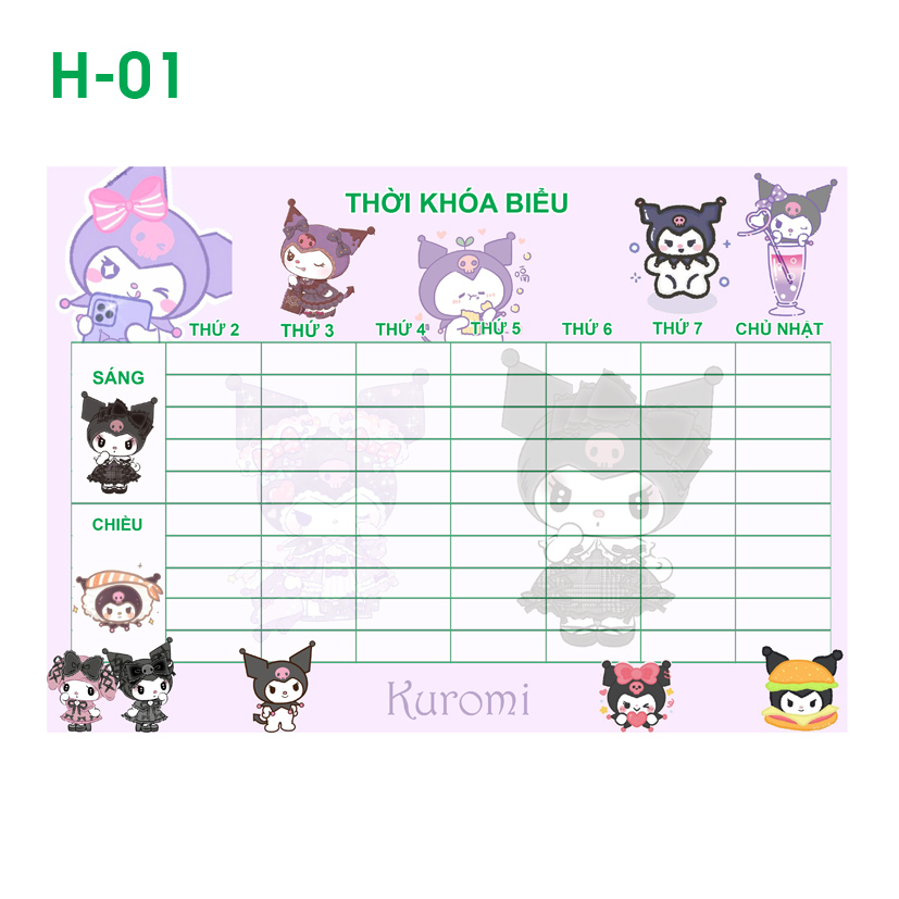 Thời Khóa Biểu Kuromi